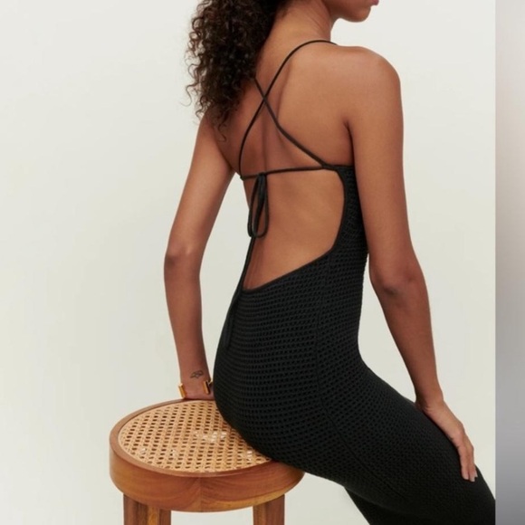 Reformation Alexina Open Knit Dress XL NWT - Picture 5 of 8